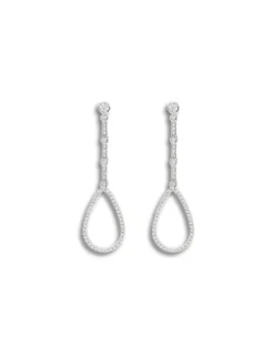 Best Pendientes Oro Blanco Y Diamantes Para Ella | Pendientes