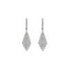 Fashion Pendientes Oro Blanco Y Diamantes Para Ella | Pendientes