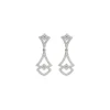 Fashion Pendientes Oro Blanco Y Diamantes Para Ella | Pendientes