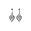 Outlet Pendientes Oro Blanco Y Diamantes Para Ella | Pendientes