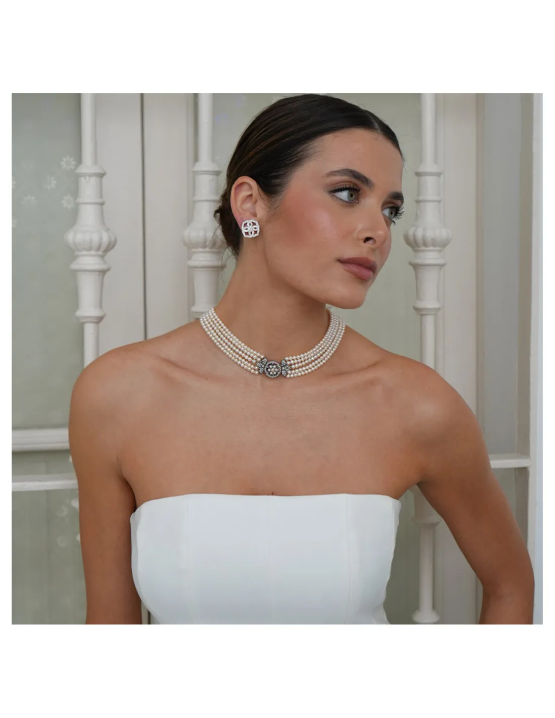 Sale Pendientes Oro Blanco Y Diamantes Para Ella | Pendientes