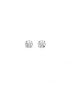 Sale Pendientes Platino Y Diamante Platino | Para Ella