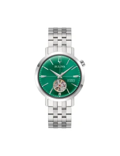 New Reloj Bulova Aerojet Automatic 96A319 Para Él