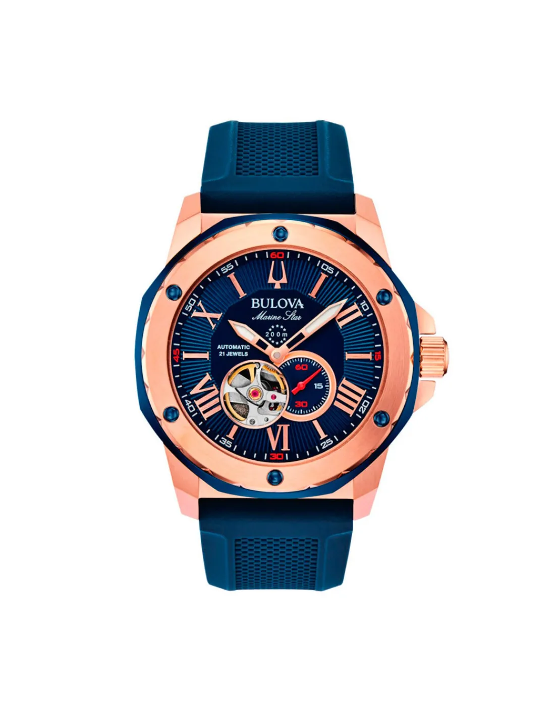 Sale Reloj Bulova Marine Star Automatic 98A227 Para Él