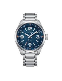 New Reloj Pilot Traveler Eco Drive AW1830-88L Para Él