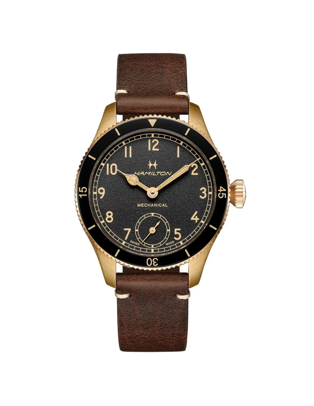 Outlet Reloj Khaki Aviation Pilot Pioneer Bronze H76709530 Para Él
