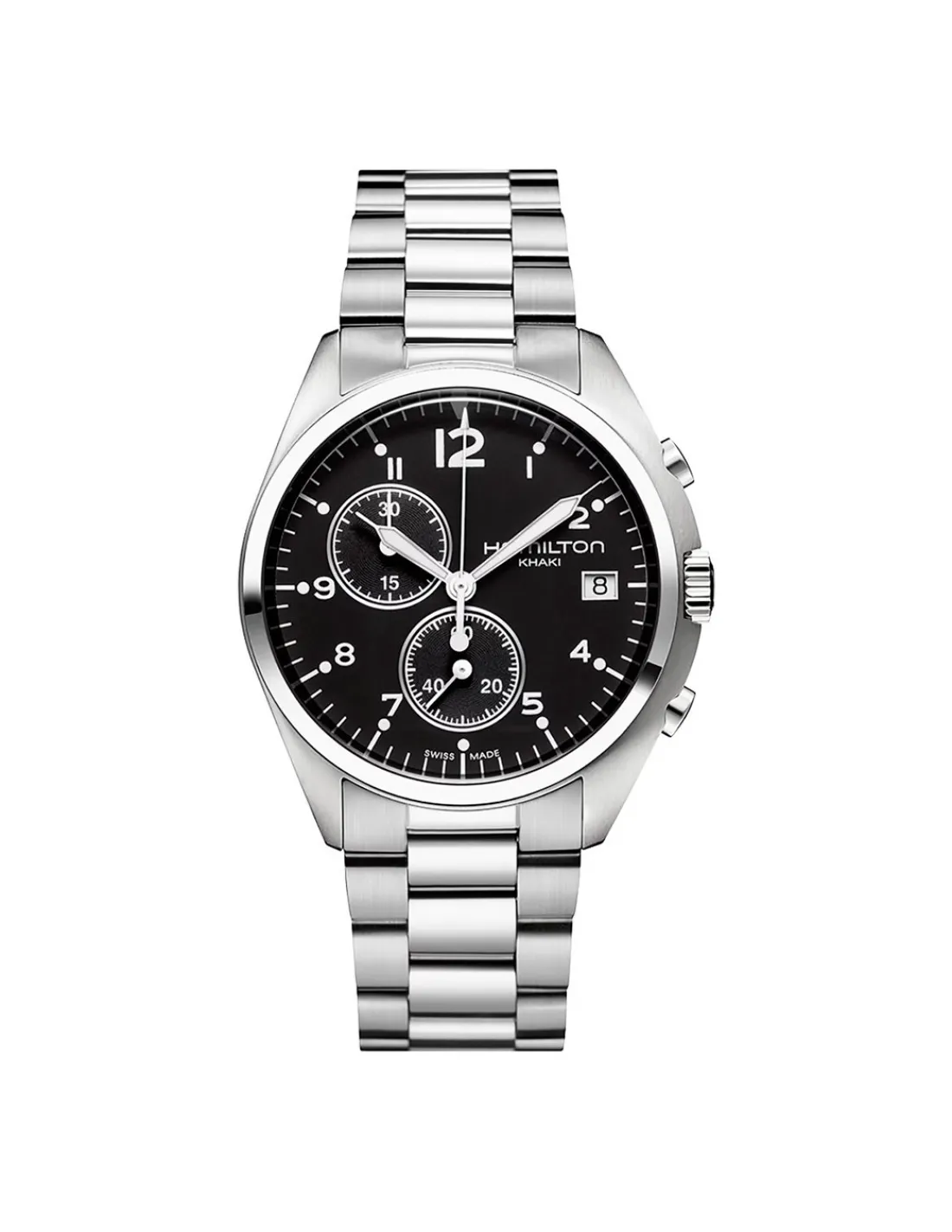 Outlet Reloj Khaki Aviation Pilot Pioneer Chrono H76512133 Para Él